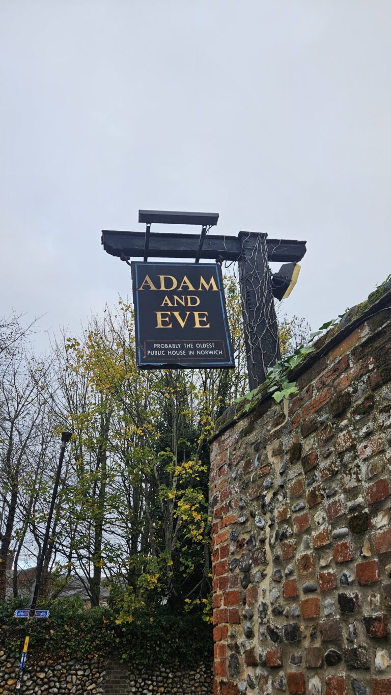 Adam and Eve pub in the Last Barista of Norwich
